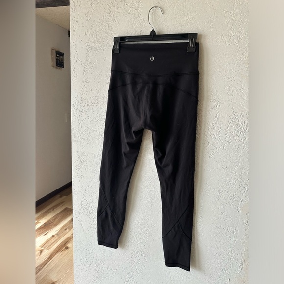 Lululemon In Movement Tight 25" Everlux Leggings - Black - Size 6 Align - Picture 7 of 8